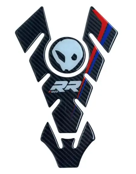 Наклейка-протектор для топливного бака BMW S1000RR HP4 S 1000 RR Gas Oil Fuel Tank Pad Protector Sticker Decal 3D Carbon Fiber Motorcycle Emblem Badge Stickers.