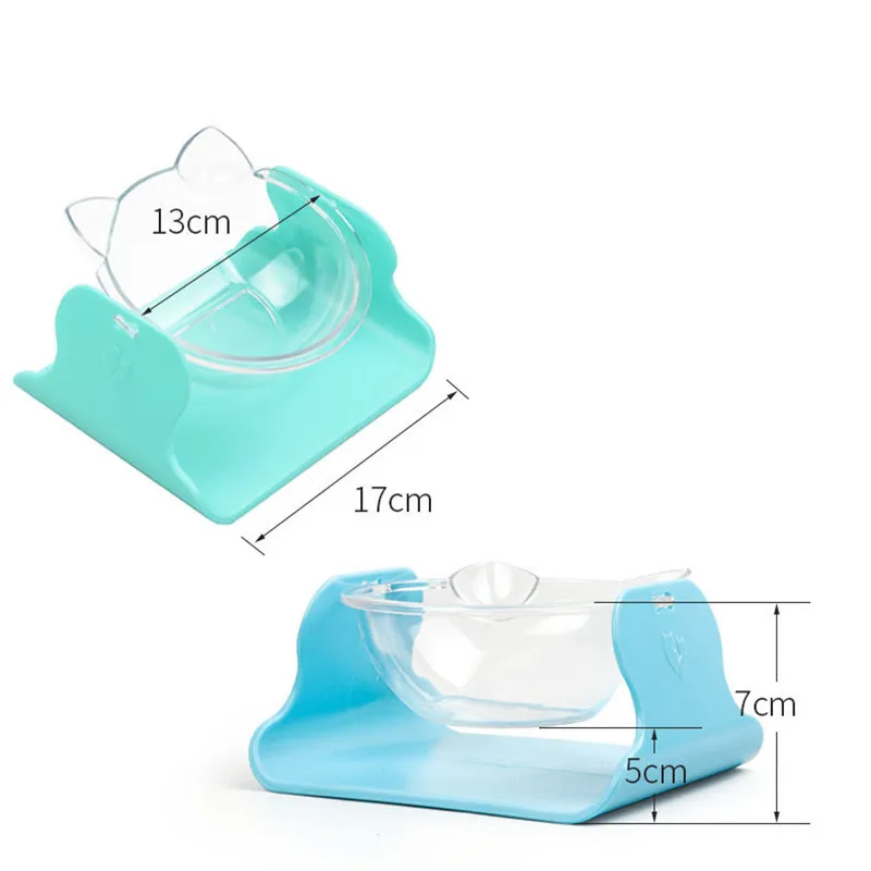 

15 Degree Adjustable Non-slip Cat Bowls Pet Bowls With Raised Stand Pet Food and Water Bowls For Cats Dogs Feeders Pet Products
