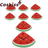 coskiss watermelon silicone baby beads cartoon fruit diy pacifier virtual sensory jewelry gift toy accessory teething bead