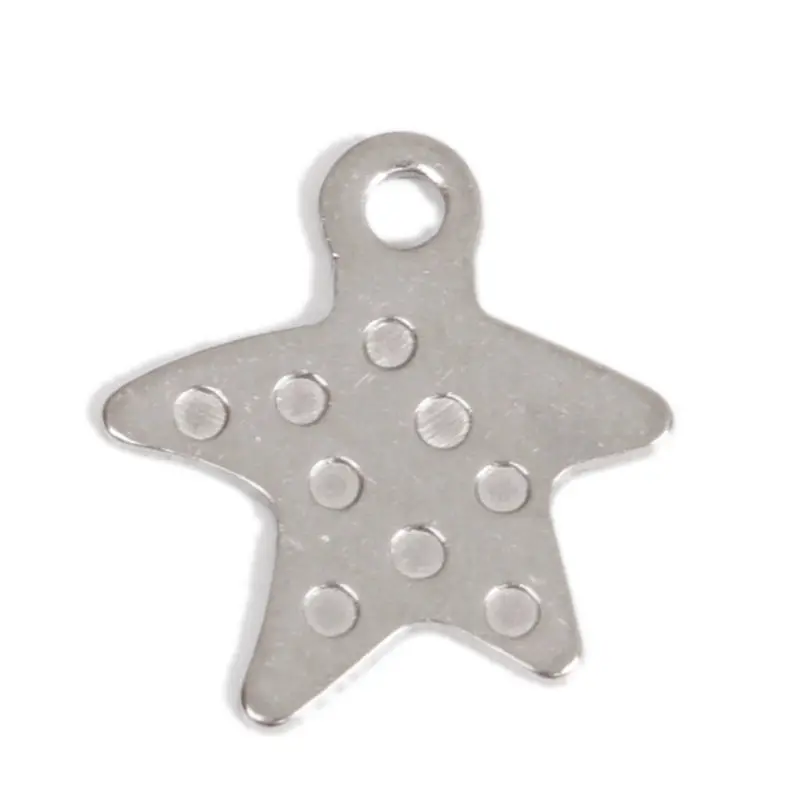 10 шт. из нержавеющей стали для домашних животных силуэт цепь удлинитель Подвески