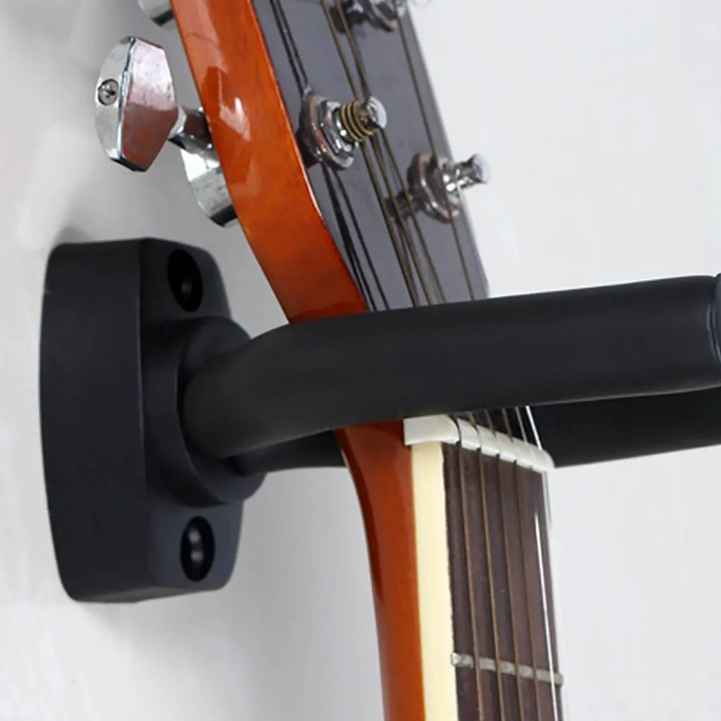 

1 Pcs Wall Mount Guitar Hanger Hook Non-slip Holder Stand for Acoustic Guitar Ukulele Violin Bass Guitar Instrument Accessories