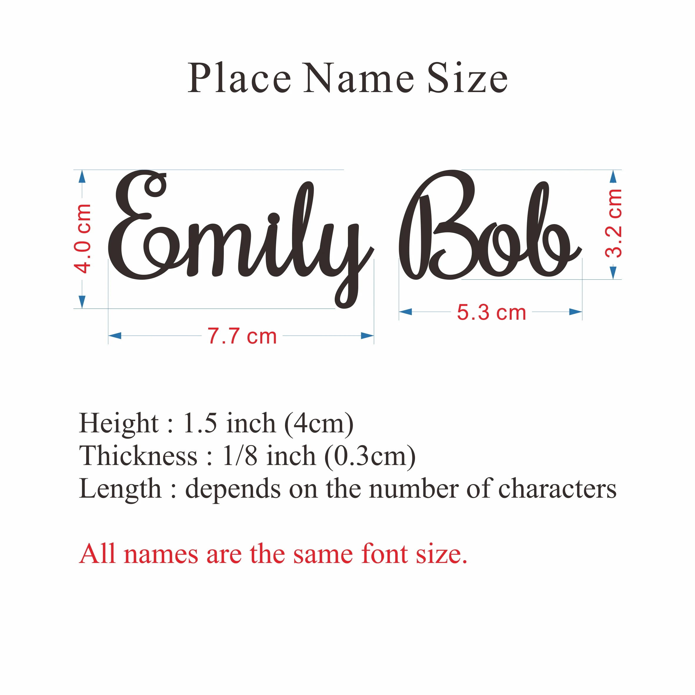 Персонализированная лазерная резка деревянная установка имени деревянное место