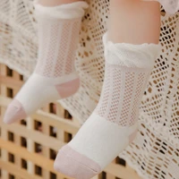 0 2y baby socks spring and summer mesh baby boy socks breathable socks princess childrens socks baby clothes