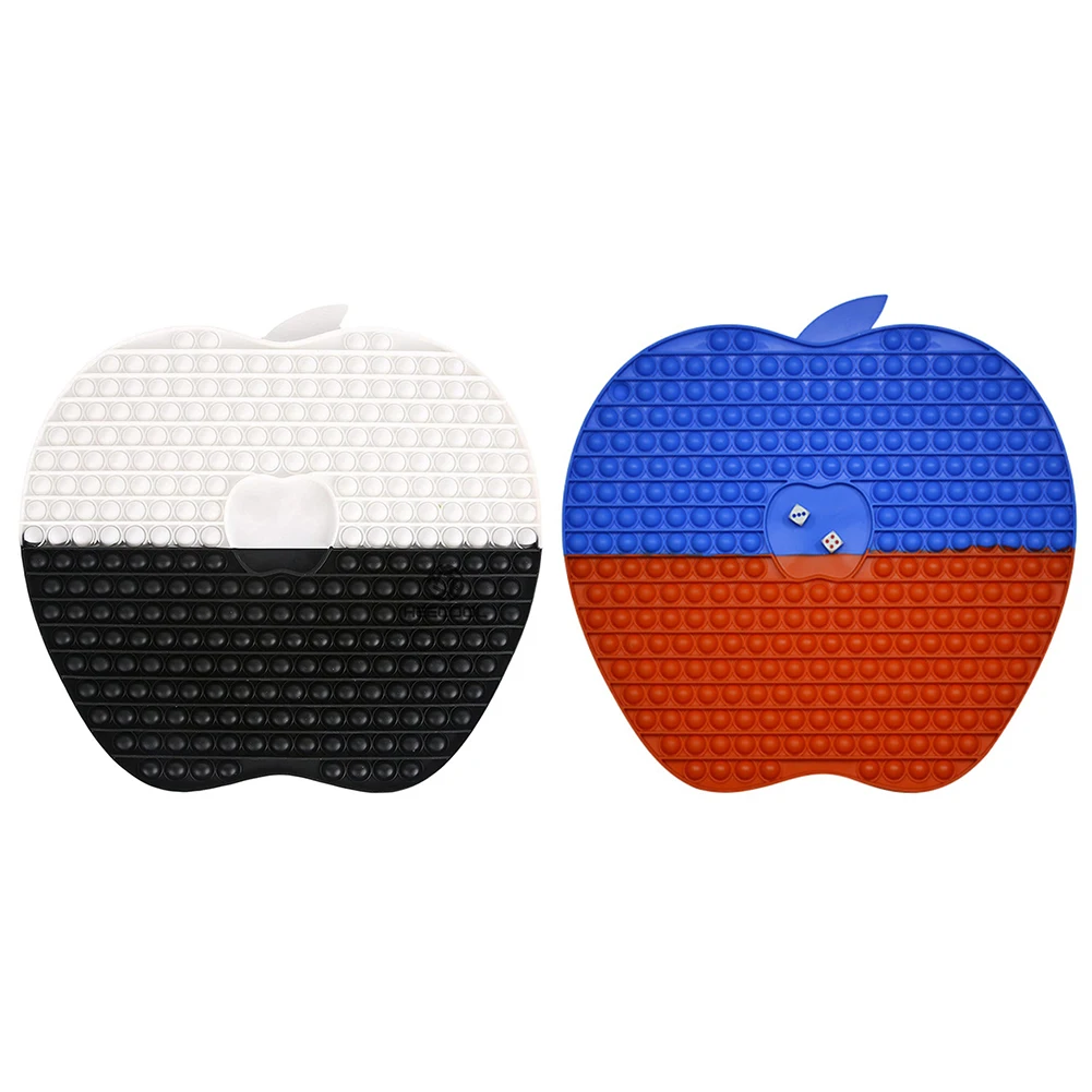 

Силиконовые нажимные пузырьки Apple, игрушки для пальцев, антистрессовый набор, снятие стресса, сжимание, ремесла для взрослых и детей, игрушк...