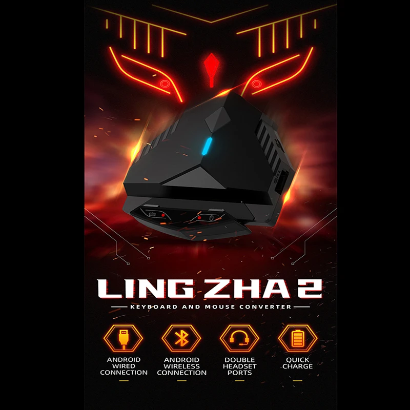 Адаптер конвертер Rezar2 для проводной клавиатуры и мыши с поддержкой Bluetooth USB