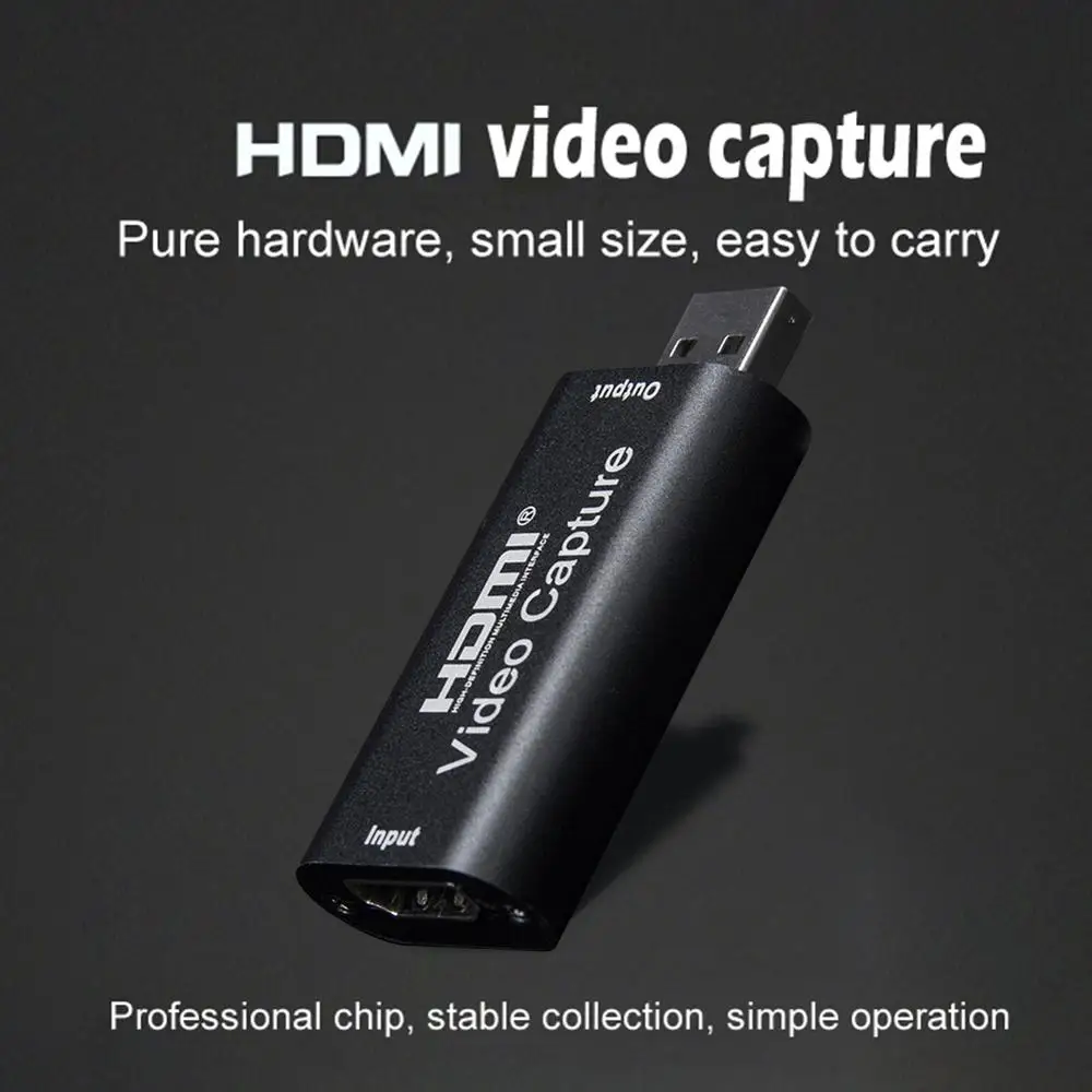 Новая мини-карта захвата видео USB 2 0 HDMI захватывающая коробка для PS4 игр DVD