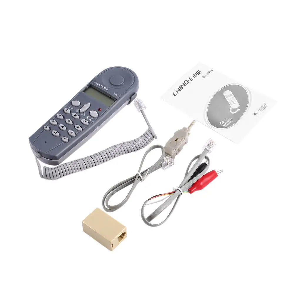 

2018 New Telephone Phone Butt Test Tester Lineman Tool Cable Set Professional Device Worldwide store Dropshipping