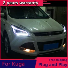KOWELL стайлинга автомобилей для Ford Kuga фары 2014 2015 побег