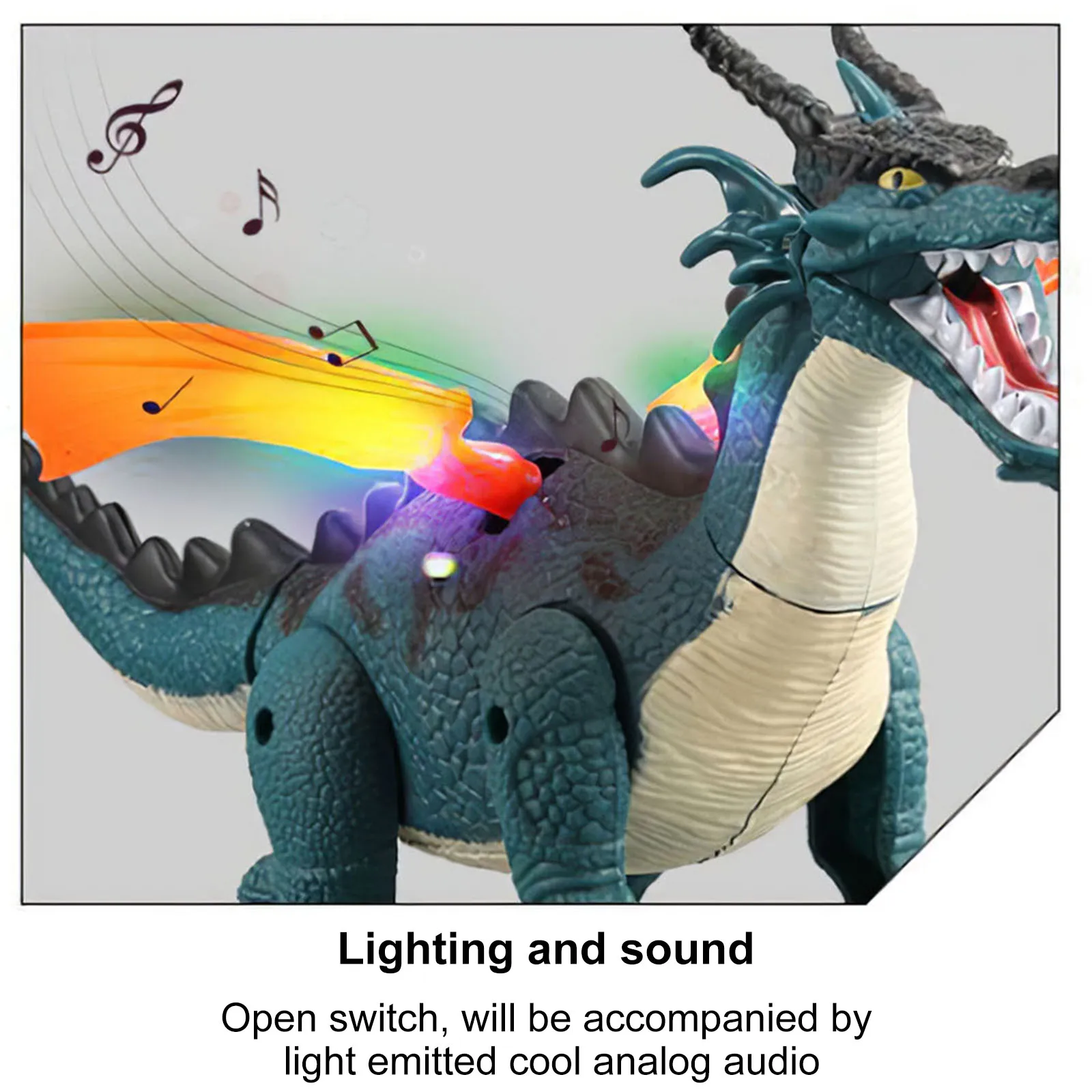 

1 Pcs Children Electric Dinosaur Interactive Toys Non-Toxic Electric Dinosaur Simulation Model With Sound Effects Sprayable Toy