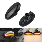 Светодиодный Боковой габаритный светильник Тель поворота для MAZDA 2, 3, 5, 6, BT-50 MPV, динамический ретранслятор, последовательный индикатор, мигалка