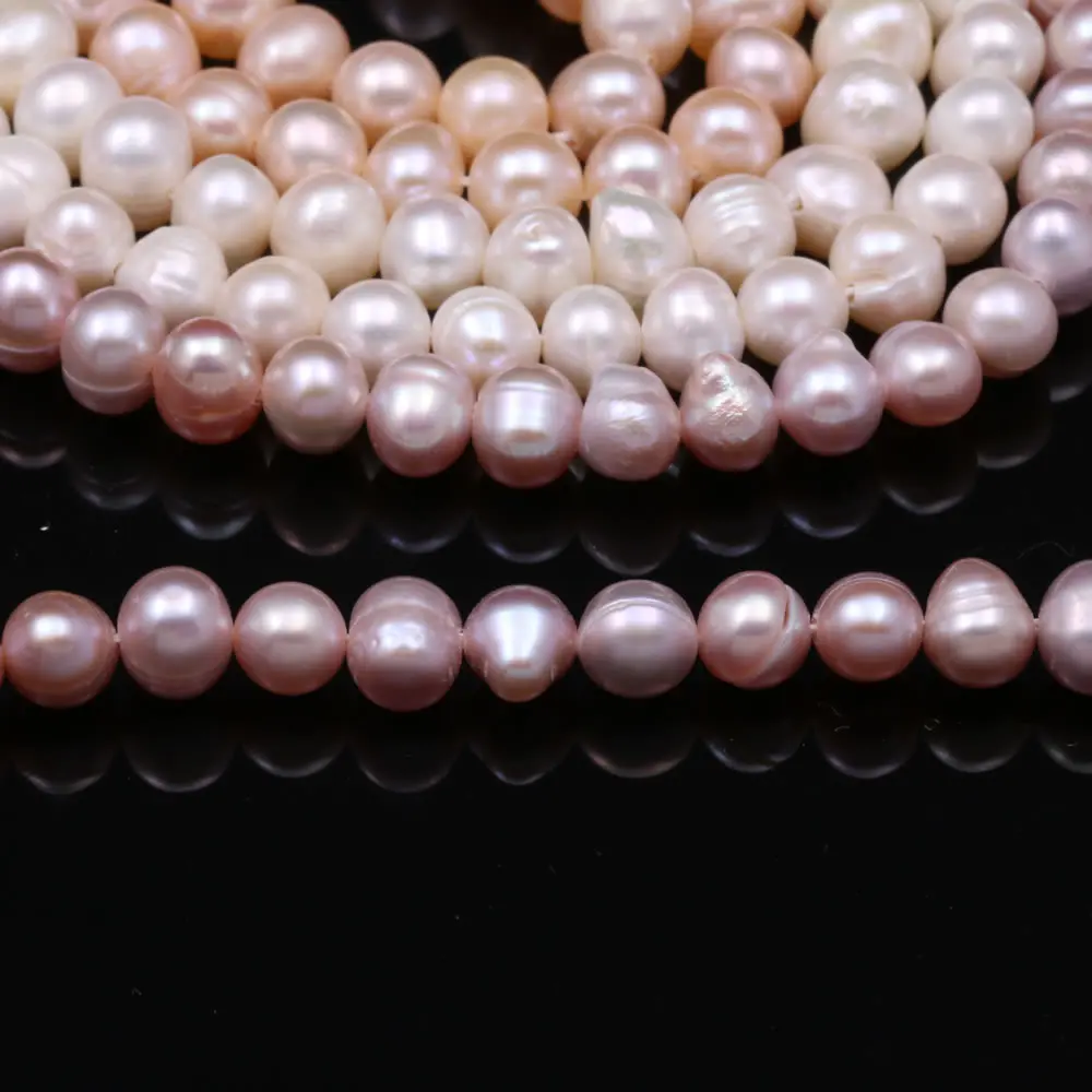 Натуральный пресноводный жемчуг Бисероплетение Высокое качество свободные