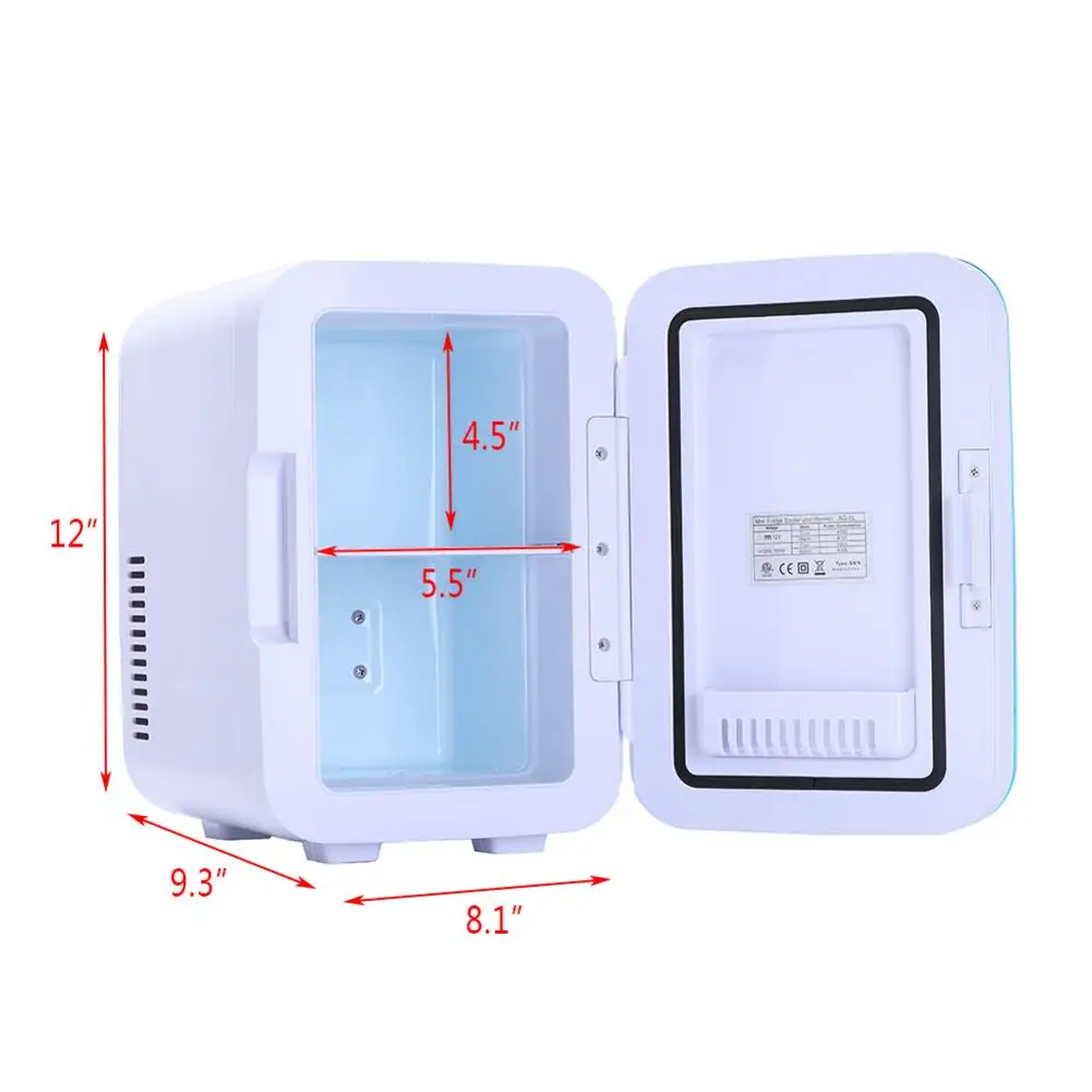 ZOKOP электронный охладитель и обогреватель (6 литров/0 21 куб./8 банок) переносная