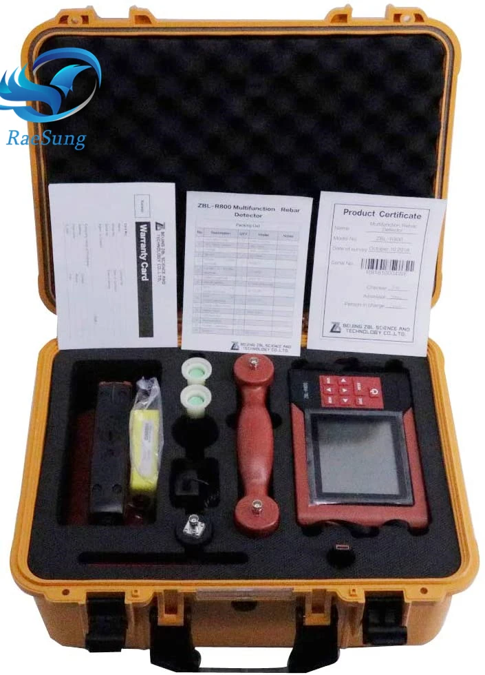 Детектор бетона арматуры локатор сканер ZBL R800 интегрированный детектор коррозии