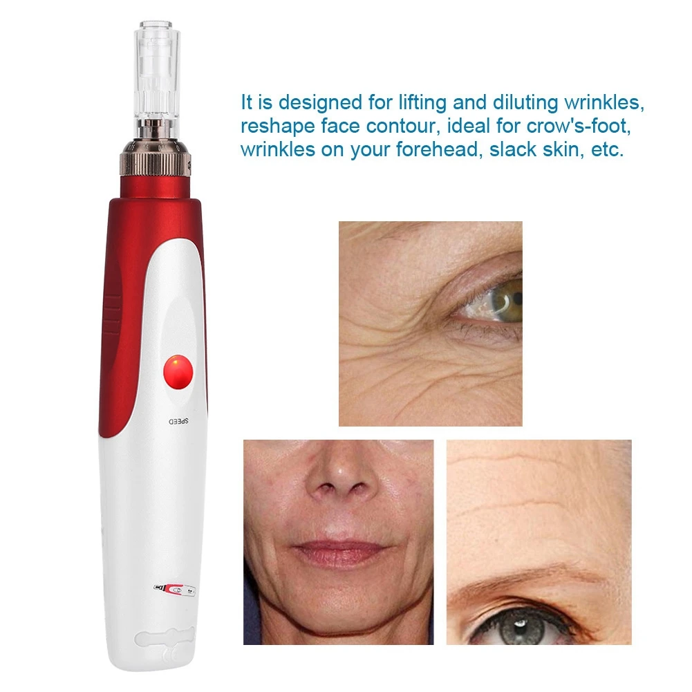 Электрическая ручка Dr Microblading, набор для ухода за кожей, игла, антивозрастной лиофилизованный порошок, гиалуроновая кислота, МТС, вставка, микро тату-машины