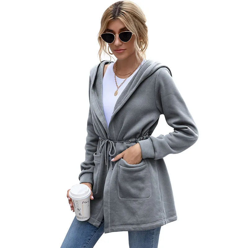 Женская толстовка пальто зимнее женское новинка 2021 уличная одежда свободная