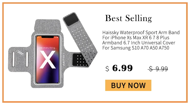 Нарукавник HAISSKY для спортзала, спорта, бега, для iPhone 11 Pro Max X Xs 8 7 6 Plus, лайкра, фитнес-браслет для huawei P30 P20 Lite