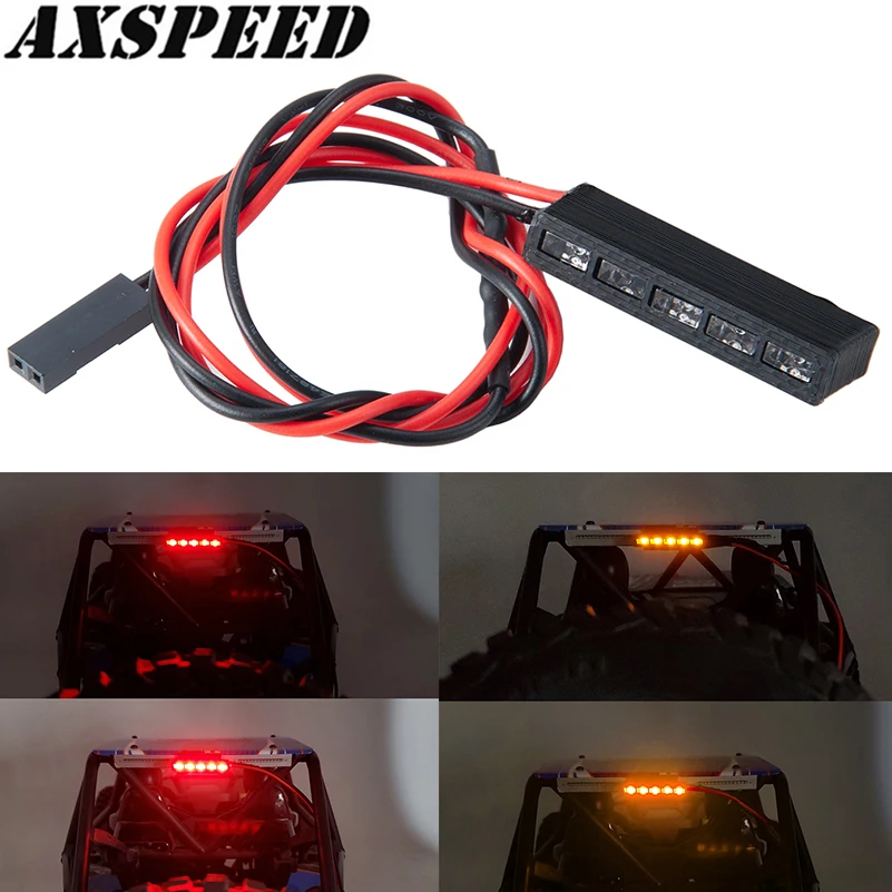 

AXSPEED RC светильник бар, маленького размера, круглой формы с диаметром 32 мм 5 светодиодный s Яркий RC лампа для крыши автомобиля светодиодный ноч...