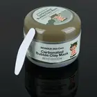 Лидер продаж, коллагеновая маска для лица, кислородные пузырьки, карбонатная грязевая маска, Глубокая очистка, глиняная маска для лица, увлажняющая, лечение акне, 100 г, TSLM1