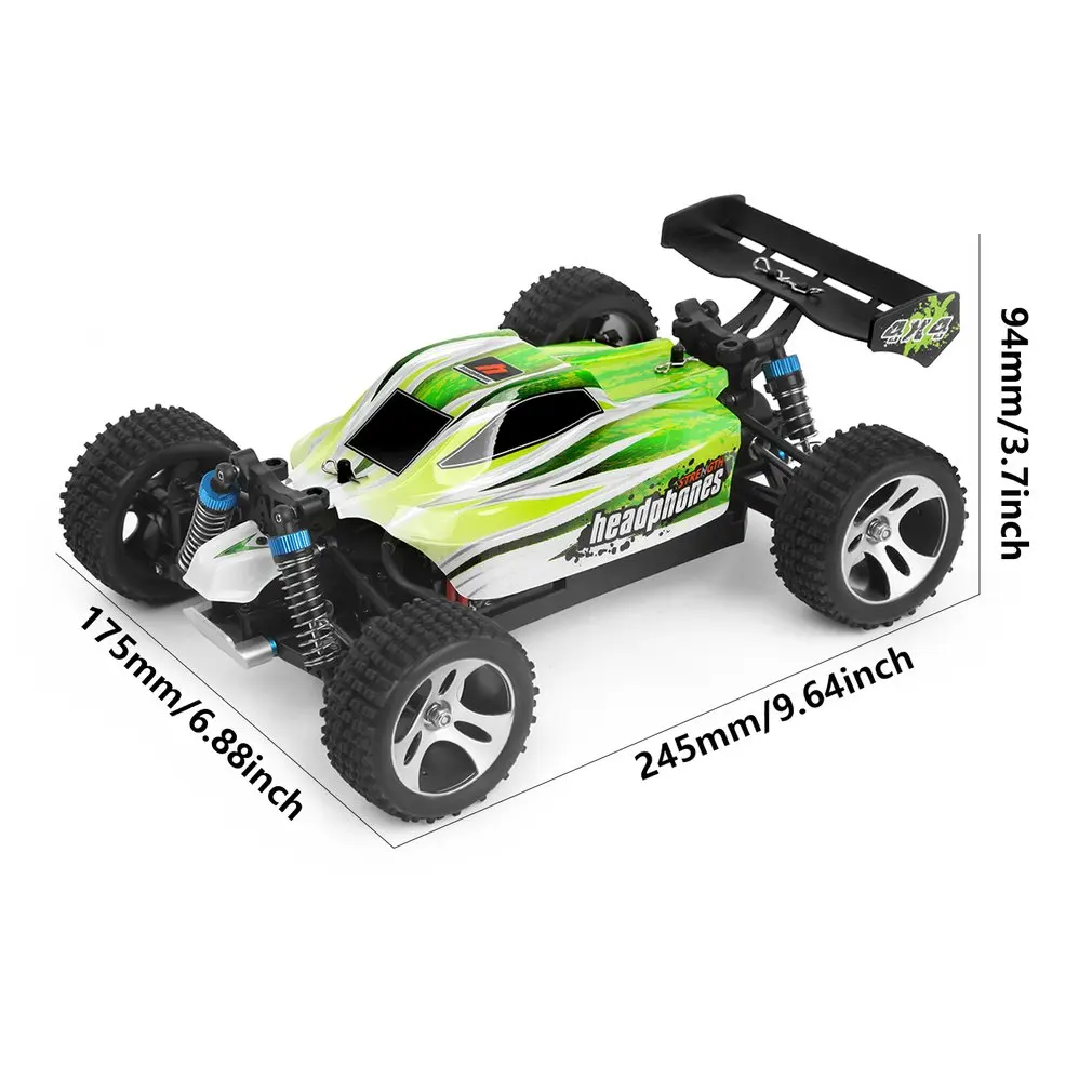 

WLtoys A959-B A959 959-A RC Car 1:18 2.4GHz 4WD Rally RC Racing Car 540 Brushed Motor 70KM/H High Speed Vehicle For Kids Adults