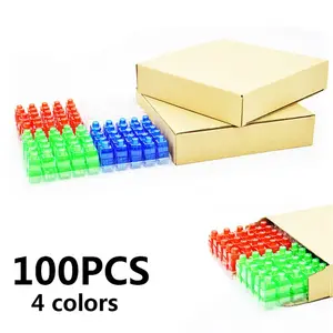 Светодиодсветильник на палец 100 в упаковке, кольцо на палец, светящиеся палочки для детей и взрослых, яркие вечерние ничные сувениры, празднисветильник льники