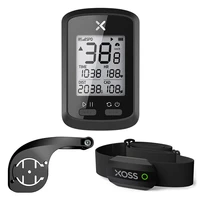 3pcs xoss bike computer g wireless gps speedometer waterproof road bicycle mtb with extended bracket and cadence heart rate