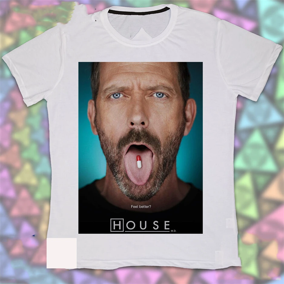 Dr House все лгут чувствовать себя лучше сериал Настоящее короткий рукав мужская