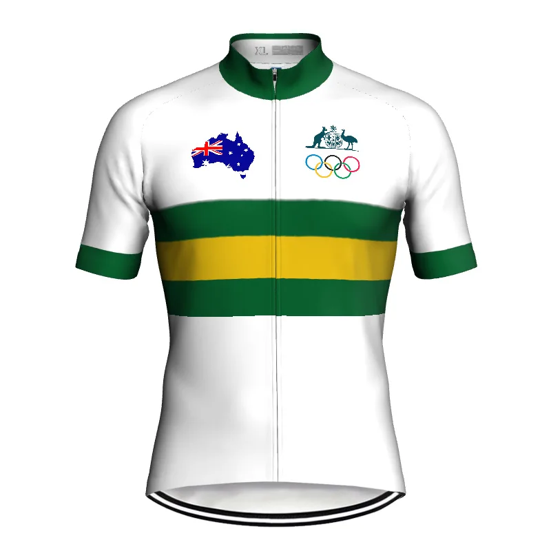 

Australia Outdoor Long Sleeve Cycling Jersey Bicycle Jacket Pro Race Wear Road Mountain Maillot Ciclismo Sport Top Summer Shirt