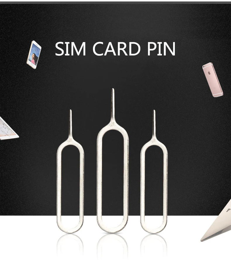 

Устройство для удаления лотка SIM-карты из нержавеющей стали, 50 шт.