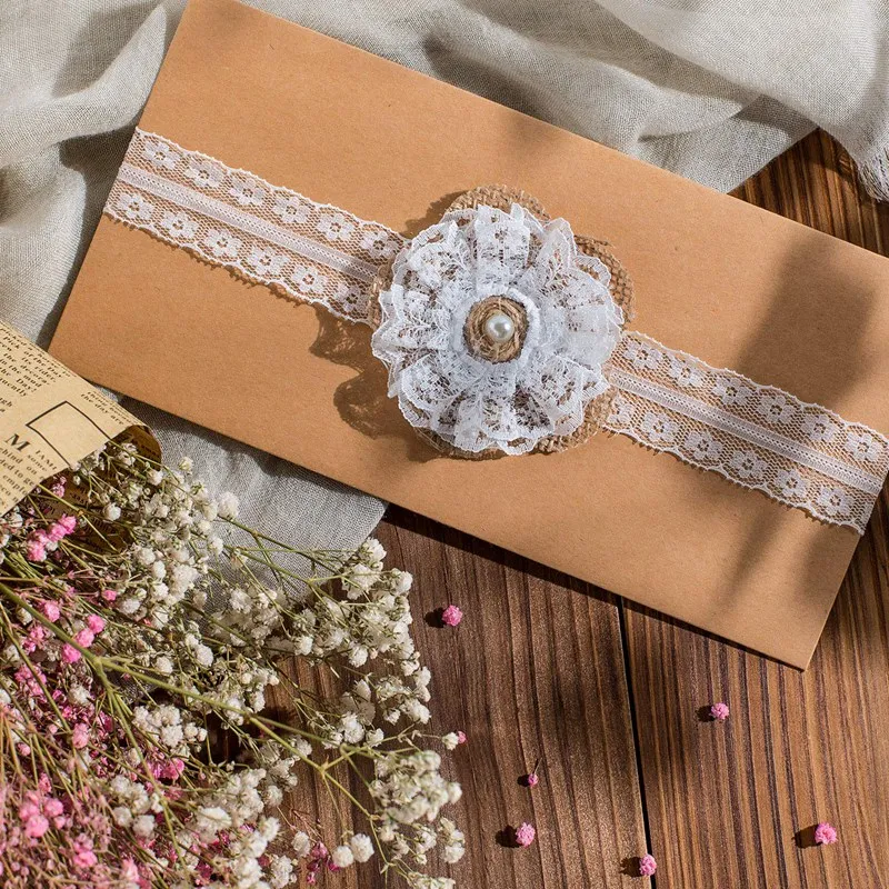 32 шт мешковины цветы и Bowknots набор включая винтажные розы джутовые шпагат