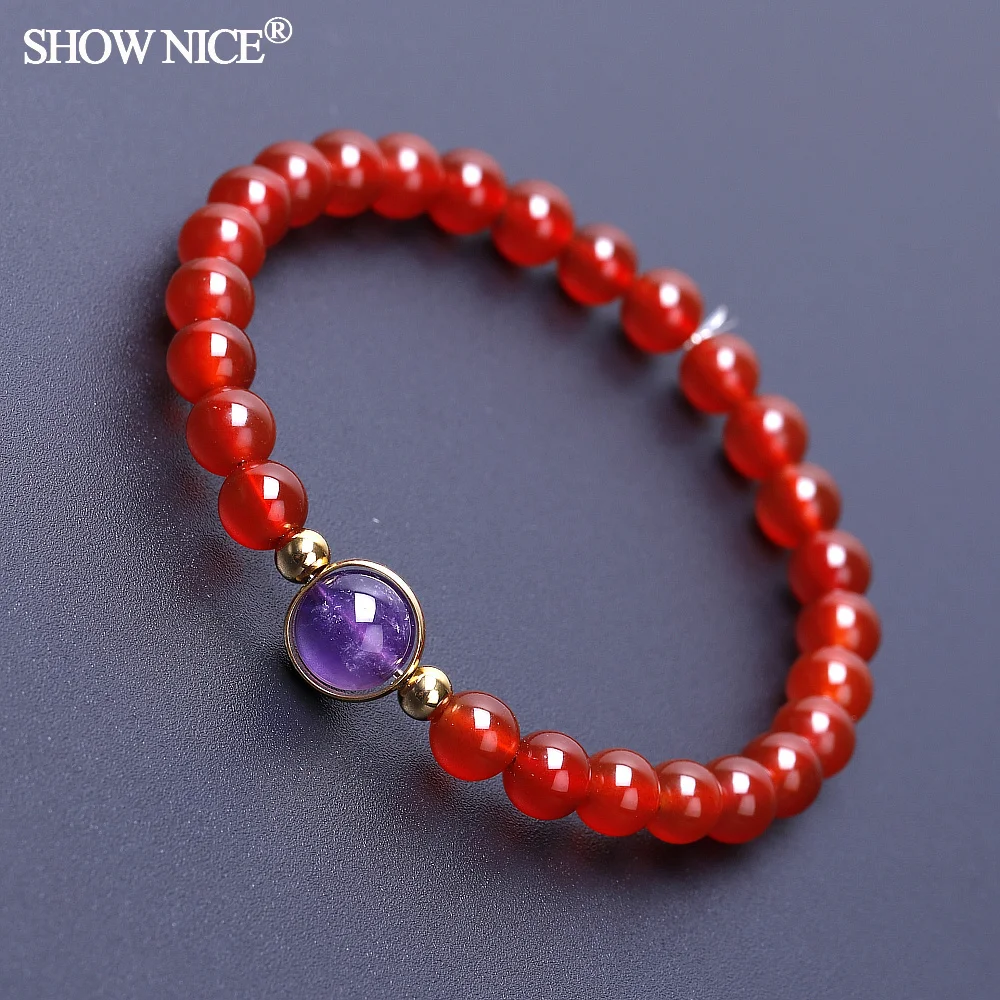 Браслеты женские с золотым белым красным ониксом | Украшения и аксессуары