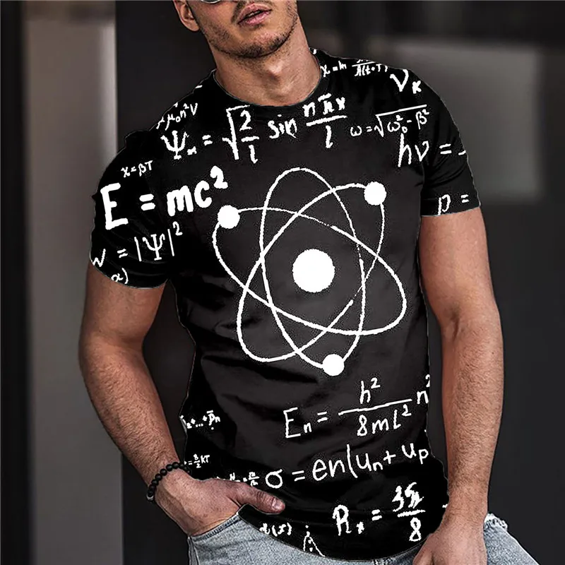 

2021 Summer Men's Fashion Short Sleeve Funny 3D Printed O-neck Casual T-shirt Top Streetwear Oversized T-shirt