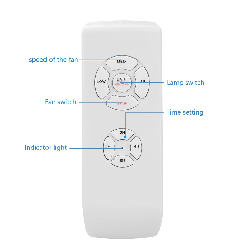 

AC 100-240V WiFi Smart Universal Wireless Ceiling Fan Lamp Remote Controller Kit Remote Adjust Speed Light Remote Control Switch