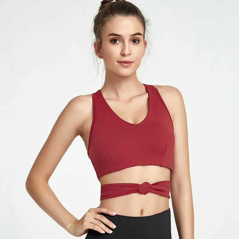

ENTgoing Support Cross Back Wirefree Removable Cups Sport Bra Tops Freedom Seamless Yoga Running Sports Bras