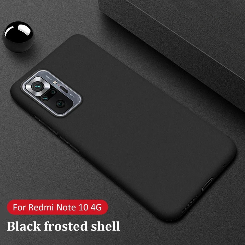 silicone phone cases for xiaomi redmi note 10 pro max 10 pro 10 11 10s cover soft black cover redmi note 11 pro note10 pro case free global shipping
