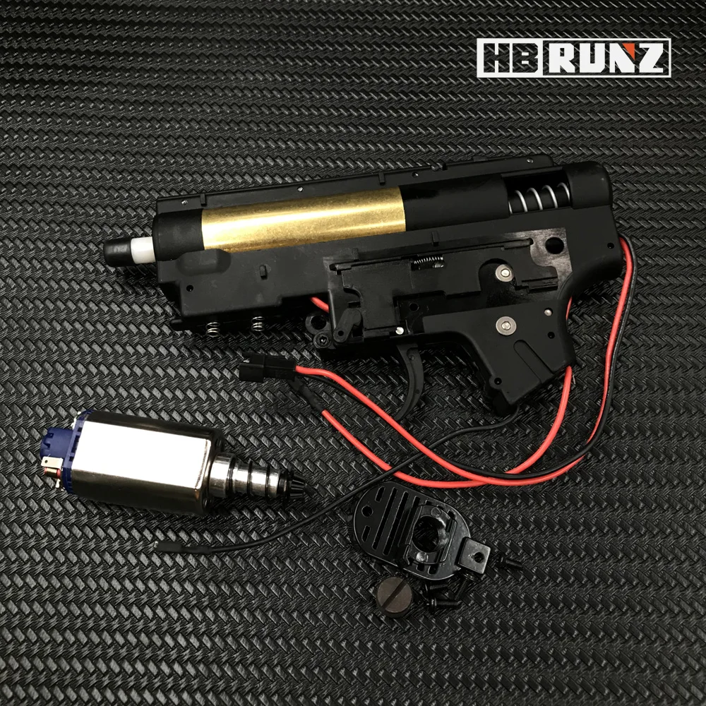 

Nylon V2 Gearbox with 480 Motor and Motor Base by JingMing Gen9 J9 Water Gel ball blaster spare parts accessories