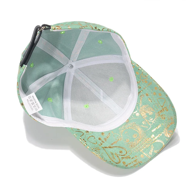 

Hat Female Baseball Cap Fashion Ins Tide Brand Wild Shopping Flower Color Ladies Print Cap