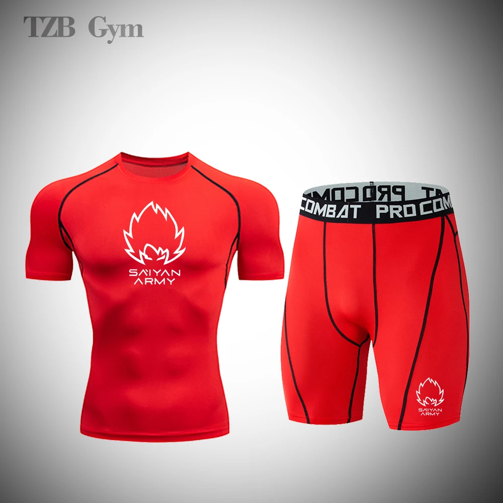 

Высококачественные мужские компрессионные колготки Mma Rashguard для тренировок на открытом воздухе, для фитнеса, спортзала, мужская спортивная ...