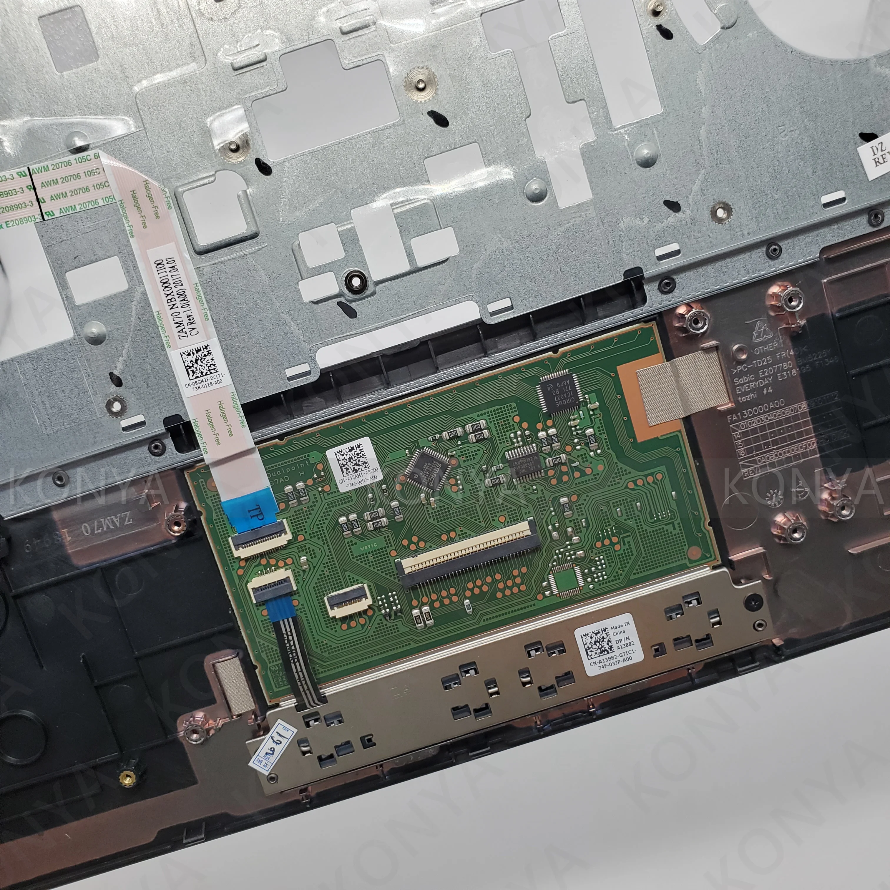Новый оригинальный для Dell Latitude E5450 верхняя крышка тачпад Упор рук верхний чехол