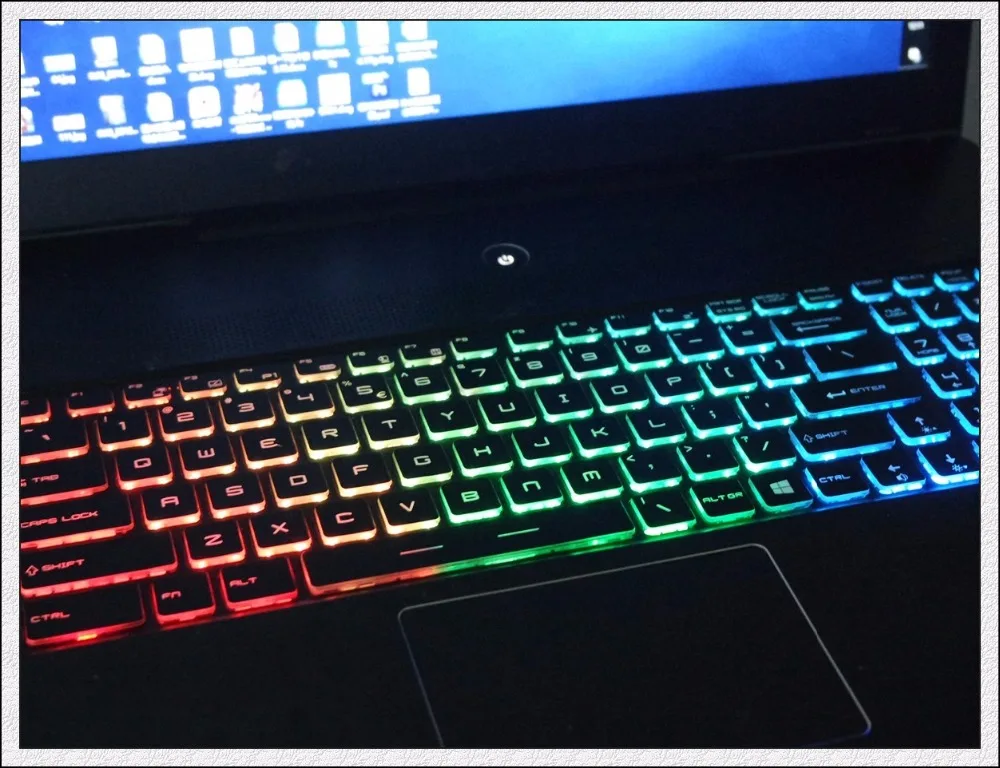 Новая английская Хрустальная цветная клавиатура с RGB подсветкой для MSI GT62 GT72 GE62 GE72