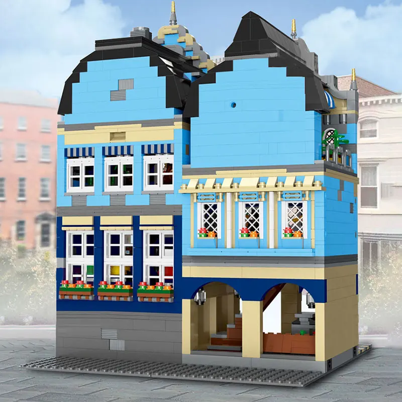 16020 г. осветительный элемент европейского рынка MOC Street View креативная серия