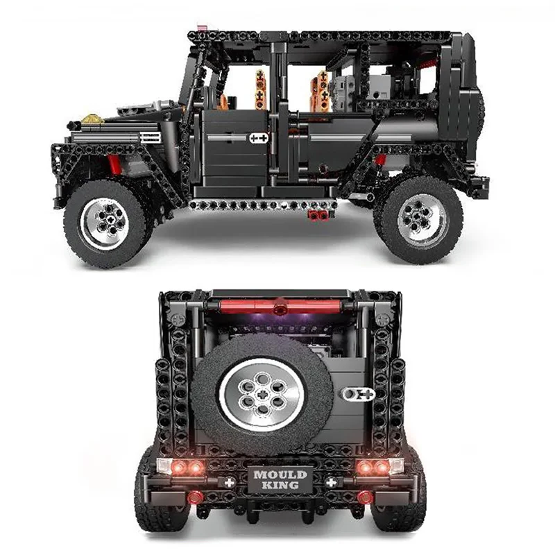 1640 шт. плесень король 13070 внедорожный RC автомобиль строительные блоки DIY сборка 2 4