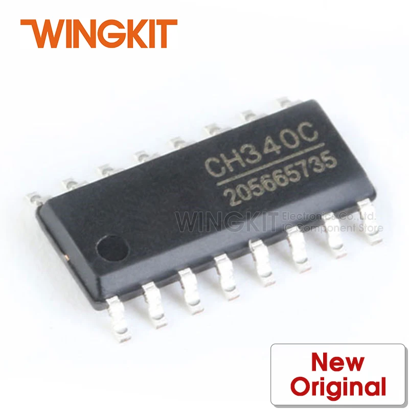 5 шт. CH340C SOP16 CH340 CH34 SOP 16 USB для последовательного чипа|Аксессуары аудиосистем| |