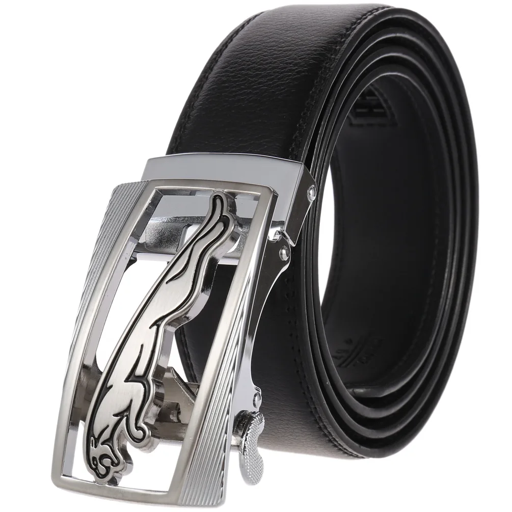 Male Designer Automatic Buckle Cowhide Leather Men's Belt Famous Brand Belt Luxury Belts Men Ceinture Homme belt LY225-0182-1