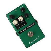 demonfx tape echo guitar effect pedal tape echo delay chorus with true typass overdrive distortion compressor wah pedal