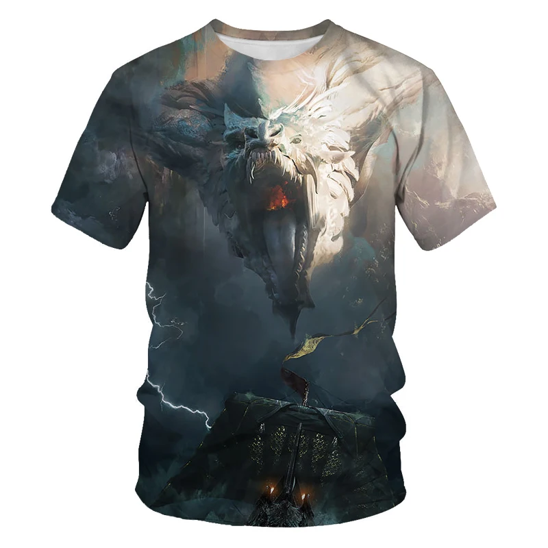 2021 summer men's 3D printed dinosaur monster T-shirt new comfortable sports loose short sleeve XXS-6XL
2021 summer men's 3D printed dinosaur monster T-shirt new comfortable sports loose short sleeve XXS-6XL