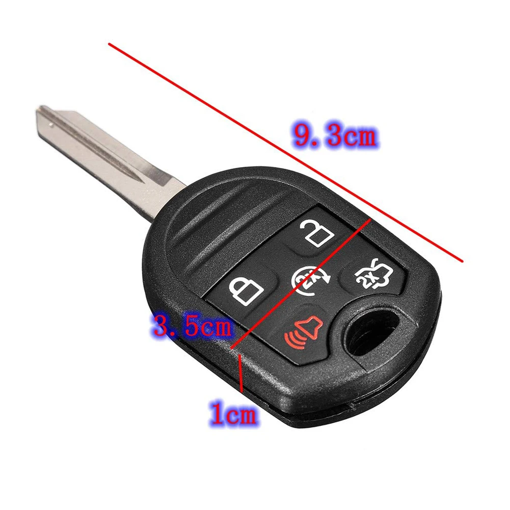 5-Button Remote Control Key Fob Replacement Shell Cover with 4D63-6F Chip 80 Bit 315 MHz for Ford Edge Fusion Car | Автомобили и