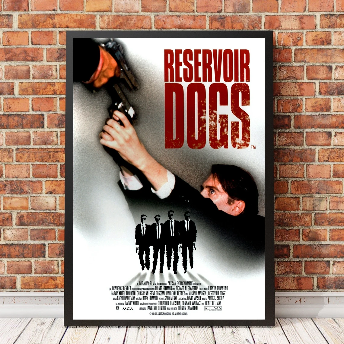 Reservoir Dogs Movie Poster Prints And Unframed Canvas Prints Home Decoration Painting ( No Frame )