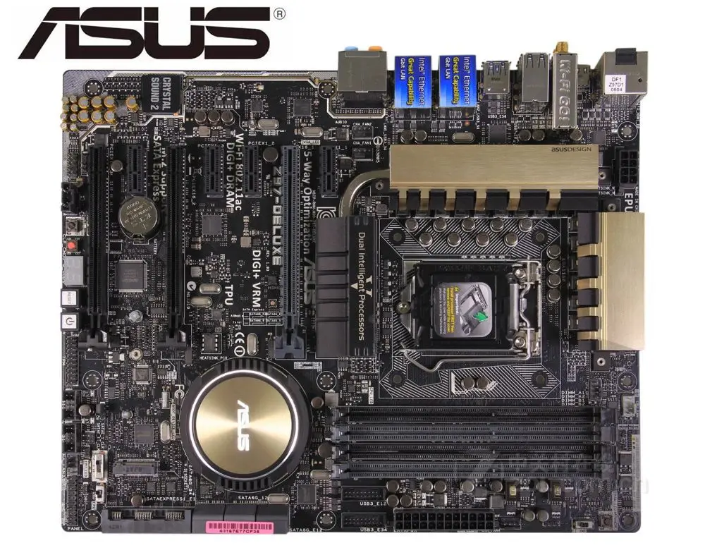 Оригинальная материнская плата ASUS пк DDR3 LGA 1150 USB2.0 USB3.0 USB3.1 32 гб I3 I5 I7 цп Z97 б/у