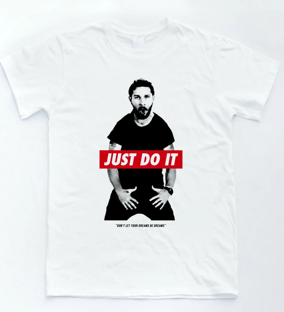 Футболка с надписью DO IT SHIA LABEOUF Мотивационная Цитата забавная футболка Dream для
