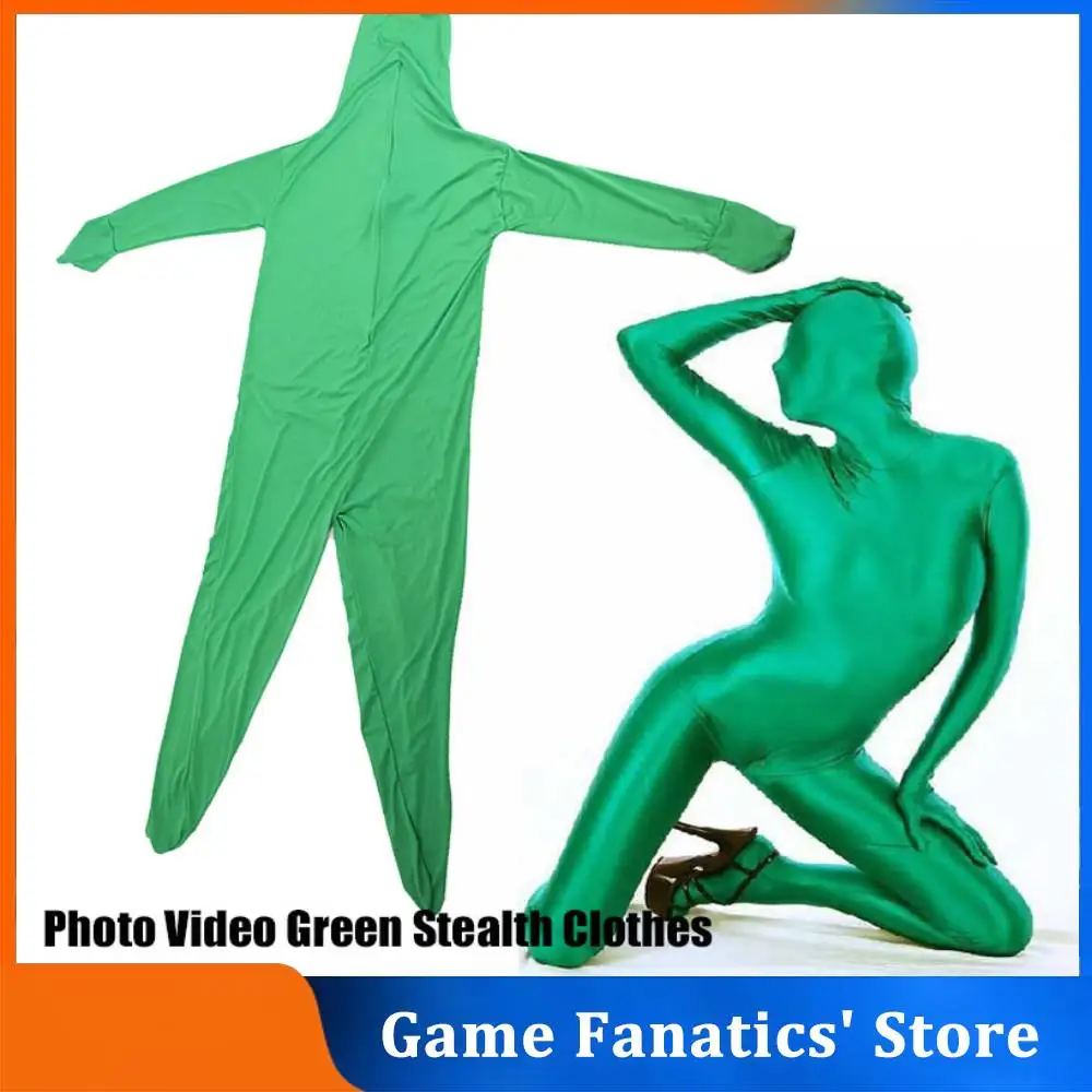 

Hot Skin Suit Photo Stretchy Body Green Screen Suit Video Chroma Key Tight Suit Comfortable Invisible Effect